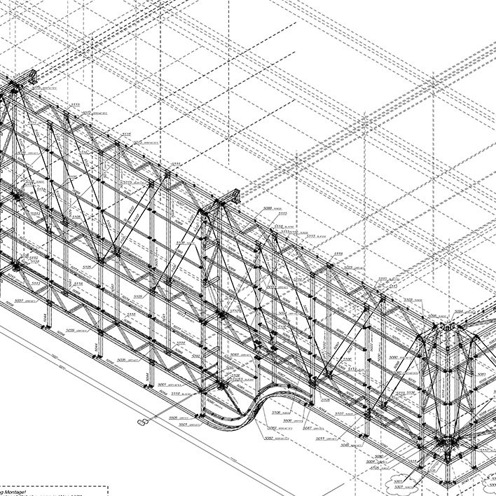 Edeka Berlin - Konstruktion Geflecht (Vorschau)