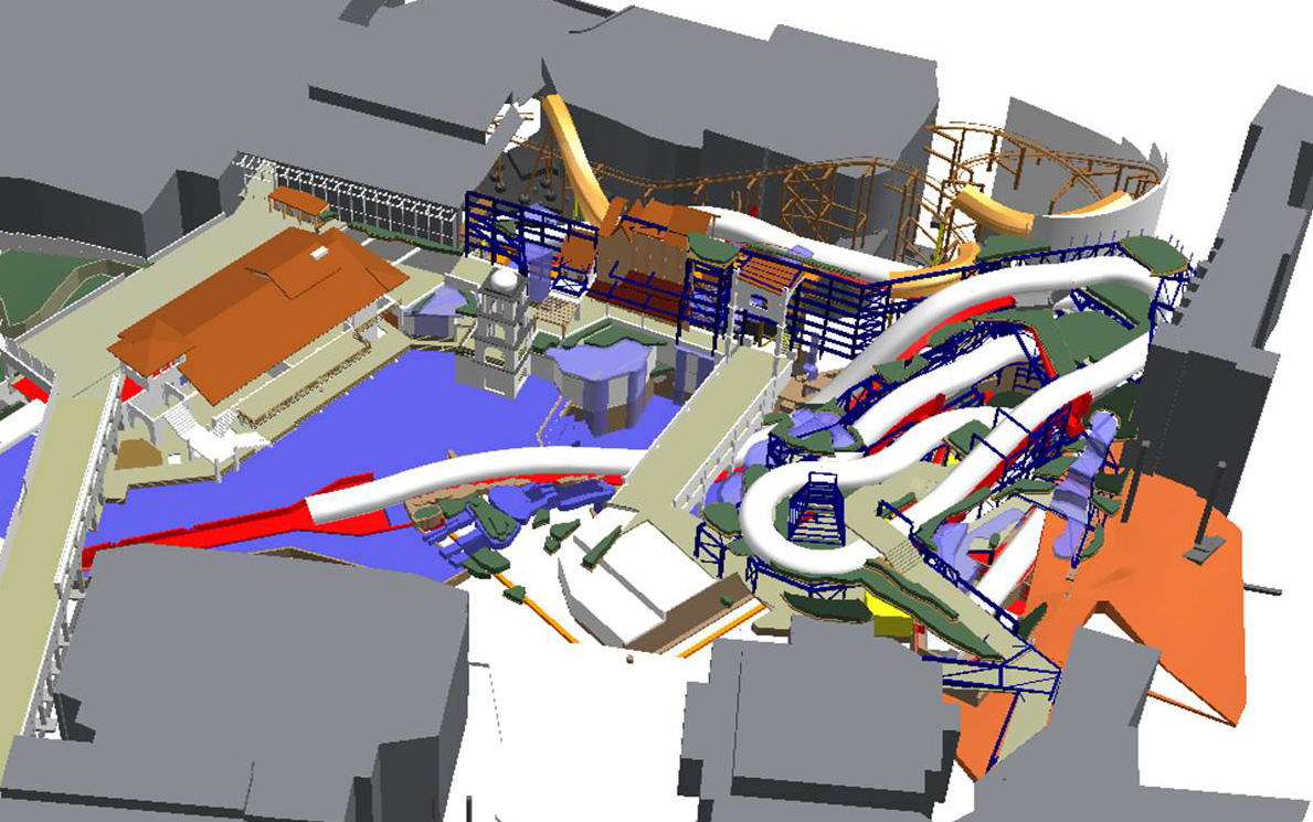 Phantasialand Brühl - Visualisierung